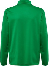 hummel Sport Long Sleeve Shirt hmlESSENTIAL Half-Zip (comfortable fit) green children