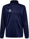 hummel Sport-Langarmshirt hmlESSENTIAL Half-Zip (angenehmes Tragegefühl) marineblau Kinder