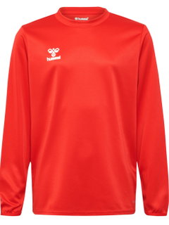 hummel Sportowa koszulka z długim rękawem hmlESSENTIAL (materiał interlock) czerwona dziecięca