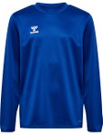 hummel Sport-Langarmshirt hmlESSENTIAL Sweatshirt (Interlock-Stoff) dunkelblau Kinder