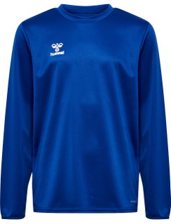 hummel Sportowa koszulka z długim rękawem hmlESSENTIAL (materiał interlock) granatowa dziecięca