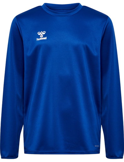hummel Sport-Langarmshirt hmlESSENTIAL Sweatshirt (Interlock-Stoff) dunkelblau Kinder