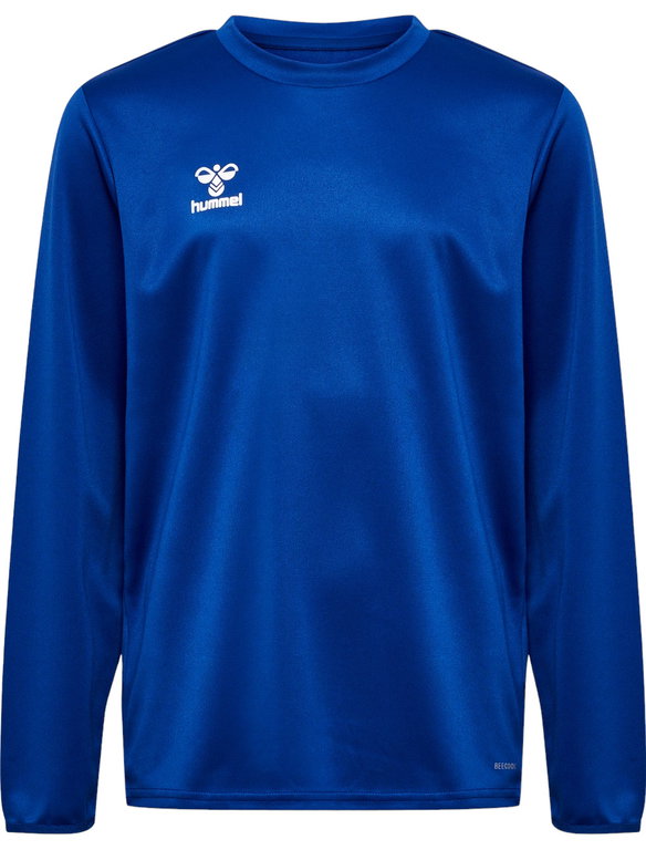 hummel Sport-Langarmshirt hmlESSENTIAL Sweatshirt (Interlock-Stoff) dunkelblau Kinder