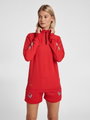 hummel Sportowa koszulka z długim rękawem hmlLEAD Half-Zip (materiał dresowy) czerwony Damska