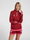 hummel Sport-Langarmshirt hmlLEAD Half-Zip (Sweatstoff) bordeaux/rot Damen