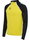 hummel Langarmshirt hmlLEAD 2.0 Half Zip (rec. Polyester, hohe Atmungsaktivität) gelb/schwarz Herren