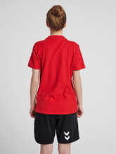hummel Sport/Leisure Polo hmlGO Cotton (Cotton) Short Sleeve red Women