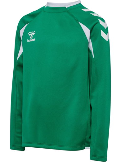 hummel Pullover hmlCORE 2.0 Crew Neck (100% recycled Polyester) green/white children