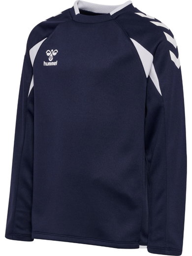 hummel Pullover hmlCORE 2.0 Crew Neck (100% recycled Polyester) navy blue/white children