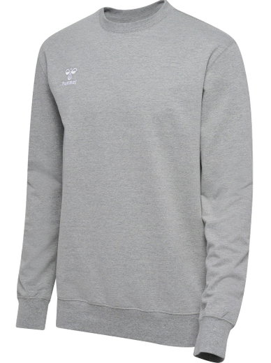 hummel Freizeit-Pullover hmlGO 2.0 Sweatshirt (weicher Sweatstoff) grau Herren