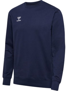 hummel Freizeit-Pullover hmlGO 2.0 Sweatshirt (weicher Sweatstoff) marineblau Herren