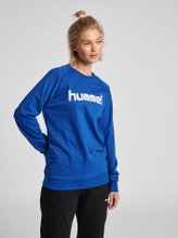 hummel Pullover Basic hmlGO Cotton Sweatshirt Big Logo (Cotton) dark blue Women