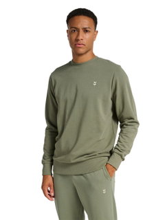 hummel Freizeit-Pullover hmlPULSE Sweat Crewneck grün Herren