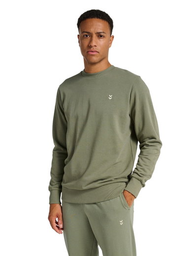 hummel Freizeit-Pullover hmlPULSE Sweat Crewneck grün Herren