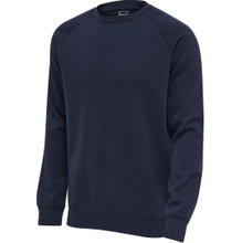 hummel Freizeit-Pullover hmlRED Classic Sweatshirt (Sweatstoff, Rippbündchen) marineblau Herren