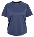 hummel Trainings-Shirt hmlCOURT Light Weight (atmungsaktiv, leicht) indigoblau Damen