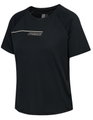 hummel Trainings-Shirt hmlCOURT Light Weight (atmungsaktiv, leicht) schwarz Damen