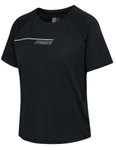 hummel Trainings-Shirt hmlCOURT Light Weight (atmungsaktiv, leicht) schwarz Damen