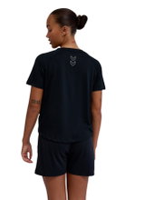 Hummel Training Shirt hmlCOURT Light Weight (breathable, lightweight) black Ladies