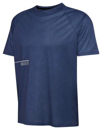 hummel Trainings-Shirt hmlGRAPHIC AOP Light Weight (leicht, atmungsaktiv) blau Herren