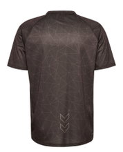 hummel Training Shirt hmlGRAPHIC AOP Light Weight (light, breathable) coffee brown Men's