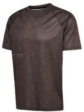 hummel Training Shirt hmlGRAPHIC AOP Light Weight (light, breathable) coffee brown Men's