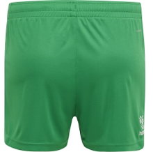 hummel Sporthose hmlCORE XK Poly Shorts (robuster Doppelstrick, ohne Seitentaschen) kurz grün Damen