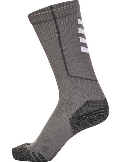 hummel Sportsocke hmlPRO Training Crew (Materialmix) hellgrau/weiss - 1 Paar