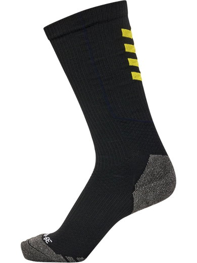 hummel Sportsocke hmlPRO Training Crew (Materialmix) schwarz/gelb - 1 Paar