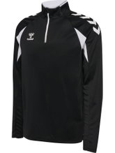 hummel Sport Long Sleeve Shirt hmlCORE 2.0 Half Zip (optimal freedom of movement) black/white men's