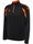 hummel Sport-Langarmshirt hmlCORE 2.0 Half Zip (optimale Bewegungsfreiheit) schwarz/orange Herren