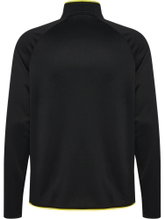 hummel Sport Long Sleeve Shirt hmlCORE 2.0 Half Zip (optimal freedom of movement) black/yellow Men's