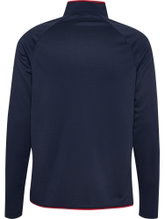 Hummel Sport Long Sleeve Shirt hmlCORE 2.0 Half Zip (optimal freedom of movement) navy/red Men's
