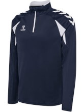 hummel Sport Long Sleeve Shirt hmlCORE 2.0 Half Zip (optimal freedom of movement) navy blue/white men's