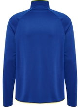 hummel Sport Long Sleeve Shirt hmlCORE 2.0 Half Zip (optimal freedom of movement) blue/yellow Men's