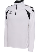 hummel Sport Long Sleeve Shirt hmlCORE 2.0 Half Zip (optimal freedom of movement) white/black men's