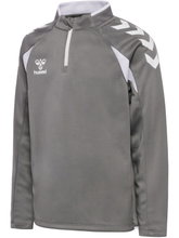 Hummel Sport Long Sleeve Shirt hmlCORE 2.0 Half Zip (optimal freedom of movement) grey/white boys