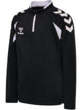 hummel Sport Long Sleeve Shirt hmlCORE 2.0 Half Zip (optimal freedom of movement) black/white boys