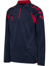 hummel Sport Long Sleeve Shirt hmlCORE 2.0 Half Zip (optimal freedom of movement) navy/red boys