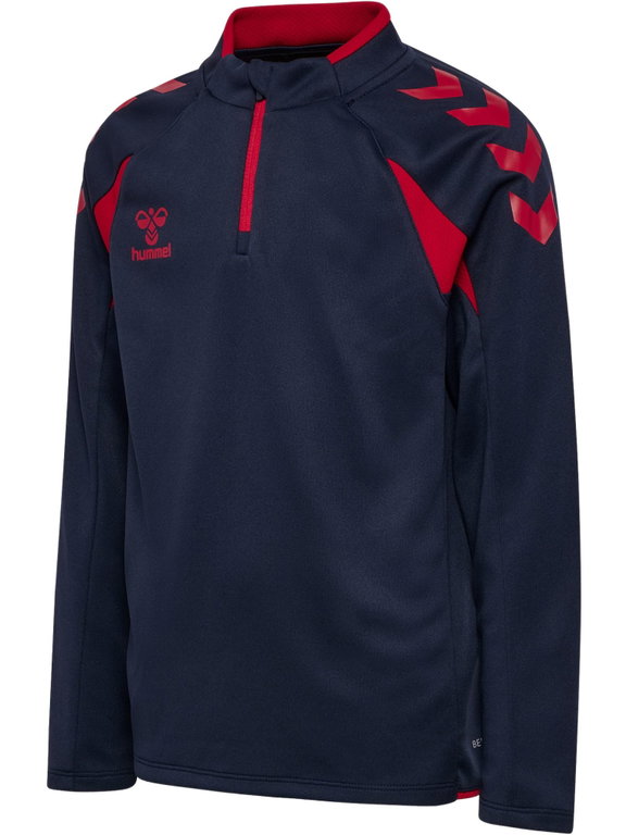 hummel Sport Long Sleeve Shirt hmlCORE 2.0 Half Zip (optimal freedom of movement) navy/red boys