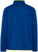 hummel Sport Long Sleeve Shirt hmlCORE 2.0 Half Zip (optimal freedom of movement) blue/yellow boys