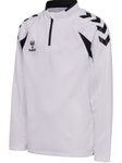 hummel Sport Long Sleeve Shirt hmlCORE 2.0 Half Zip (optimal freedom of movement) white/black boys