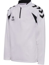 hummel Sport Long Sleeve Shirt hmlCORE 2.0 Half Zip (optimal freedom of movement) white/black boys