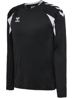 hummel Sport-Langarmshirt hmlCORE 2.0 Jersey (angenehmes Tragegefühl) schwarz/weiss Herren