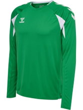 hummel Sport Long Sleeve Shirt hmlCORE 2.0 Jersey (comfortable wearing experience) green/white men's