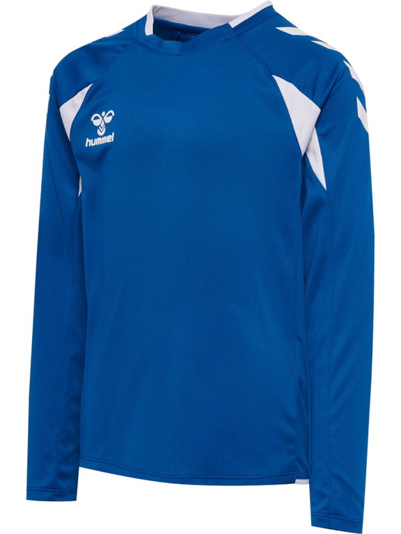 hummel Sport-Langarmshirt hmlCORE 2.0 Jersey (angenehmes Tragegefühl) blau/weiss Jungen