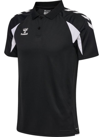 Hummel Sport Polo hmlCORE 2.0 (100% recycled polyester) black/white men's