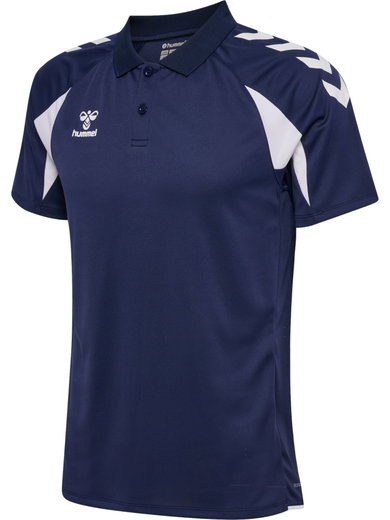 hummel Sport Polo hmlCORE 2.0 (100% recycled Polyester) navy blue/white Men's