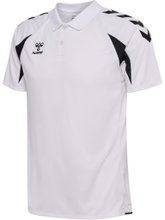hummel Sport-Polo hmlCORE 2.0 (100% rec. Polyester) weiss/schwarz Herren