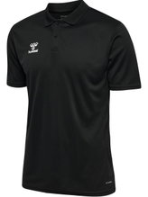 hummel Sport Polo hmlESSENTIAL (100% recycled Polyester) Short Sleeve black Men
